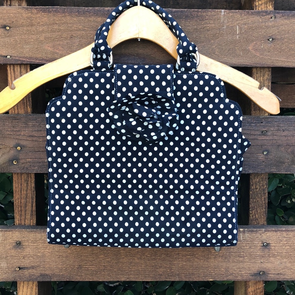 Vintage polka dot purse